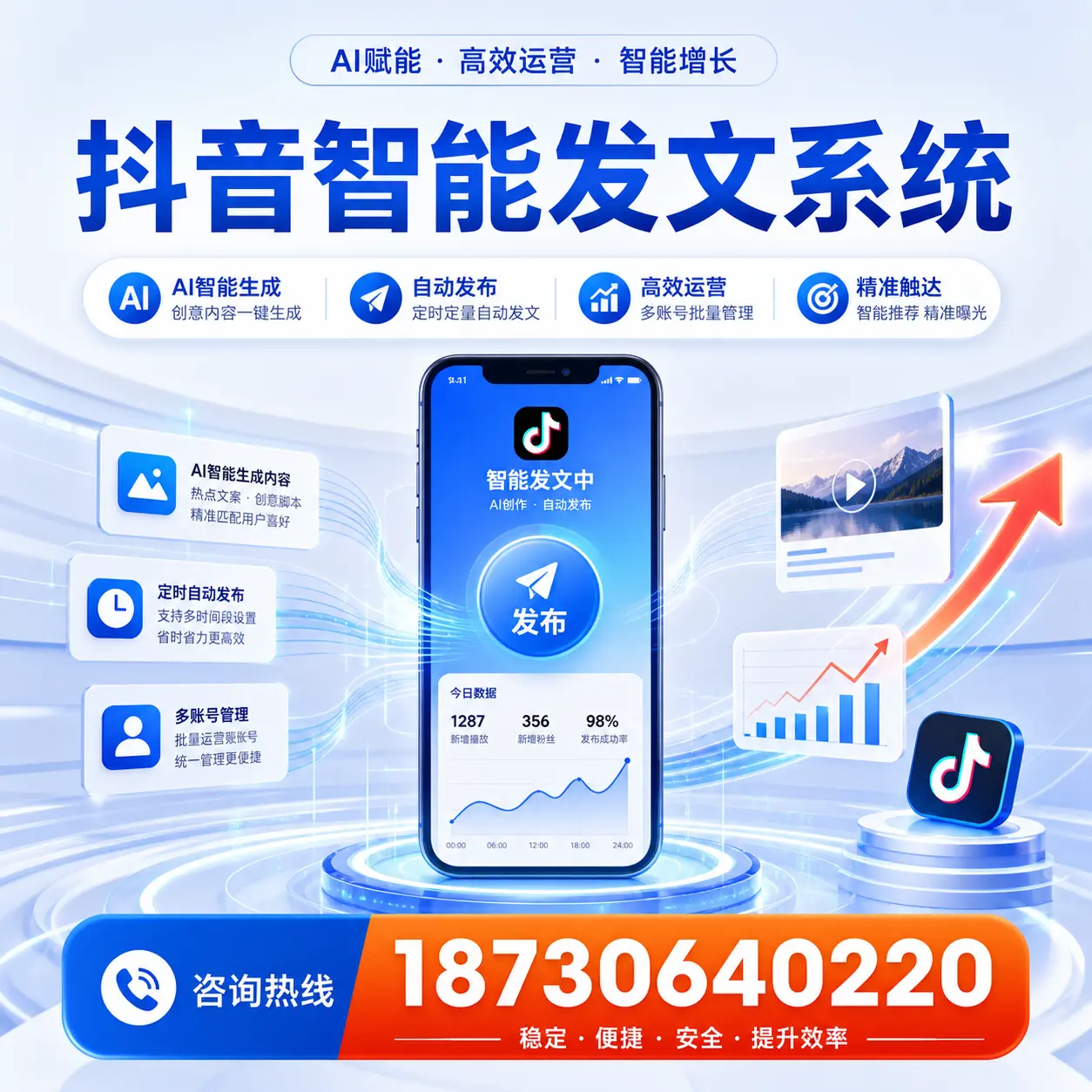 如何通过抖音智能发文系统提升 漯河 企业的市场竞争力